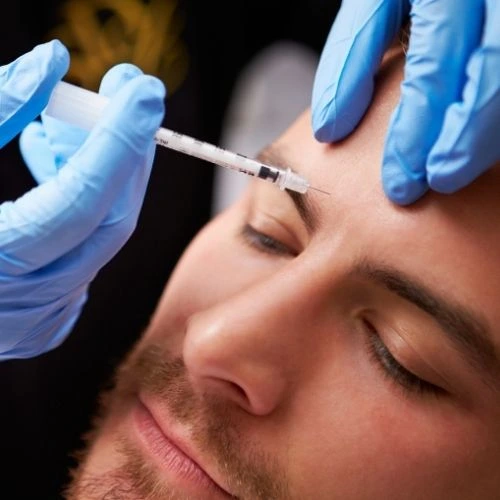 Man Getting Botox Treatment in Scottsdale, AZ.