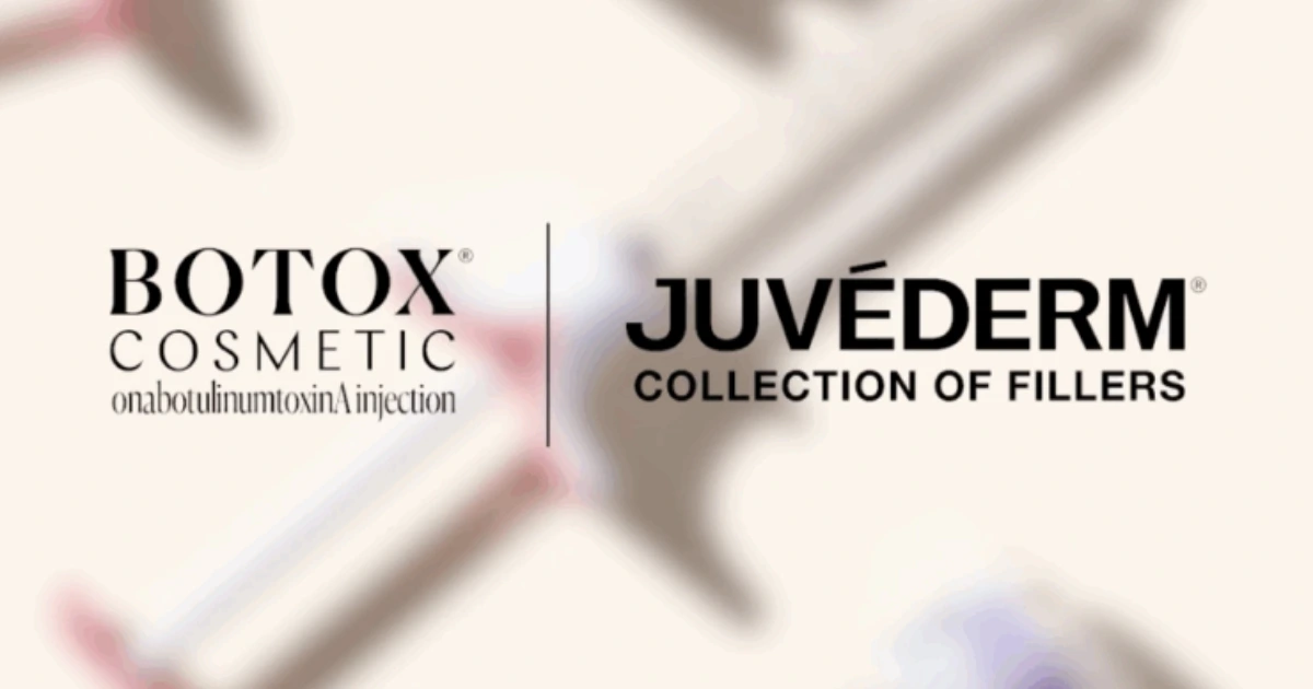 Faded view of Botox or Juvederm