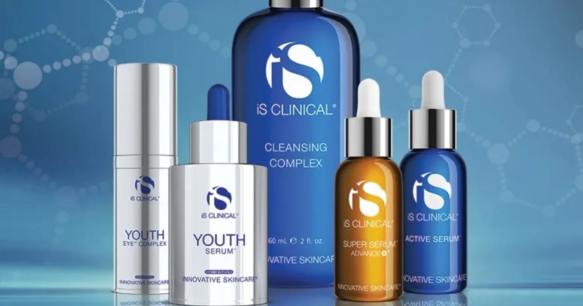 Five different iS Clinical Products at Collab Medspa