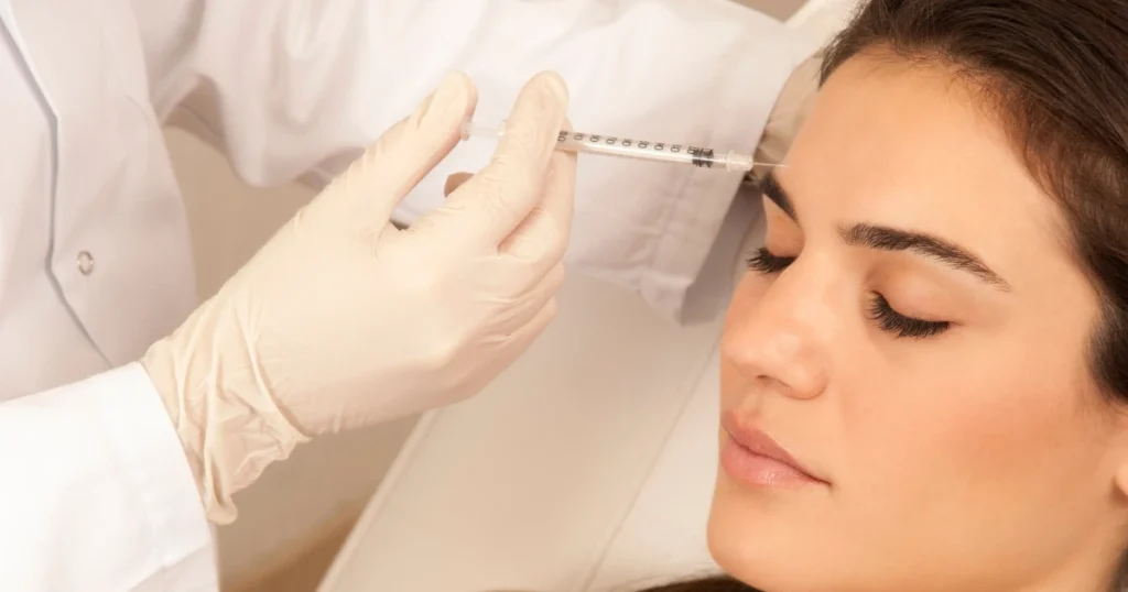Young Woman having a Preventative Botox Treatment