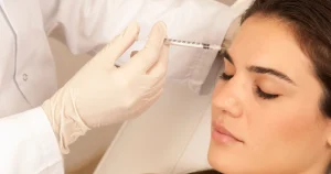 Young Woman having a Preventative Botox Treatment